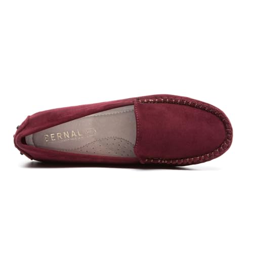 Image of Bernal Women's Non-Slip Penny Loafers - All-Day Comfort Flat Driving Shoes for Work Office & Casual Walking
