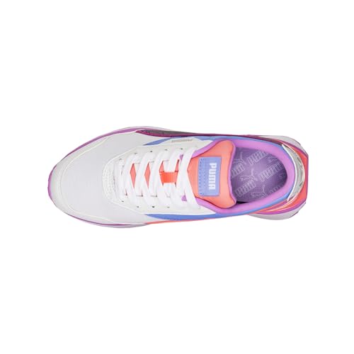 PUMA Kids Girls Cruise Rider Glitzy Glitter Sequins Lace Up Sneakers Shoes Casual - White4