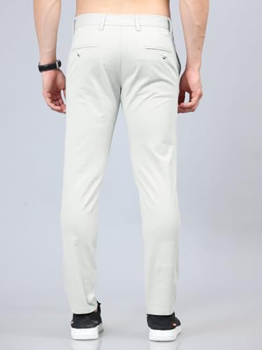 Image of Jack and Jini Men Casual Stretchable Cotton Pants | Chinos | Trousers (Regular Fit)