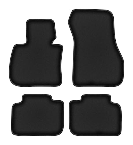 Tapis de sol en velours pour BMW X2 U10 fini les moquettes sales avec la base caoutchouc Durban