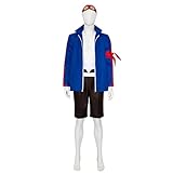 Xiao Wu Simon Digger Leader of Team Dai-Gurren Outfit Anime Cosplay Costume (Male XS)