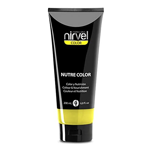 Nirvel NUTRE COLOR Flúor limón 200 mL Mascarilla Profesional - Coloración temporal - Nutrición y brillo