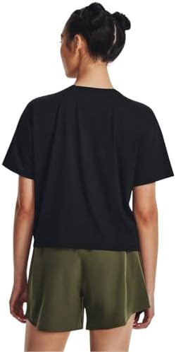 Under Armour Motion SS Kadın T-Shirt Black / / Jet Gray SM - Görsel 4