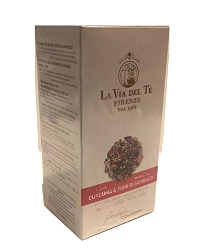 La via del tè. Tisana Curcuma & Fiori di Sambuco