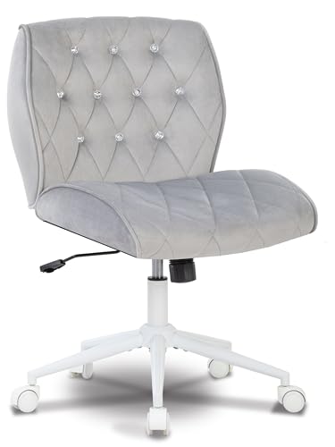 Symino Homeoffice Schneidersitz Stuhl Wippfunktion von 12°, Schminkstuhl Schreibtischstuhl aus Wildlederimitat Stoff, Höhenverstellbar 360° Drehbar Bürostuhl Ergonomisch, bis 150kg (Diamant -Grau) Symino Homeoffice Schneidersitz Stuhl Wippfunktion von 12°, Schminkstuhl Schreibtischstuhl aus Wildlederimitat Stoff, Höhenverstellbar 360° Drehbar Bürostuhl Ergonomisch, bis 150kg (Diamant -Grau)