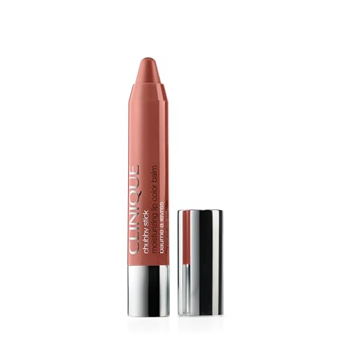 Clinique Chubby Stick Tinted Lip Colour Balm | With Shea Butter | Moisturizing + Hydrating | Natural-Looking Lip Tint, Plushiest Pink