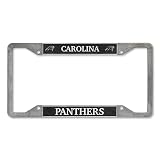 Rico Industries NFL Football Carolina Panthers Pewter License Plate Frame 12" x 6"