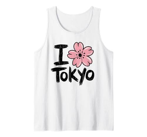 Japonés Tokio Cherry Blossom Sakura Japón Viajes Camiseta sin Mangas