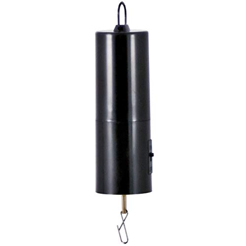 CIM Mobiler Batterie Motor für Edelstahl Windspiele, Discokugeln, Mobiles - leise, gleichmäßig drehend bei ca. 30 Umdrehungen pro Minute- Abmessungen: 45 x 190mm Cover