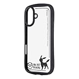 レイ・アウト iPhone 17 用 ケース ポケットモンスター キャラクター Puffull 耐衝撃 バンパー ハイブリッド ブラッキー シルエット RC-PP52CMD2B/PK71