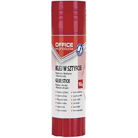 OFFICER PRODUCTS Products Original Glue Stick 10 g White/Child-Friendly Glue for Arts and Crafts/PVA/Solvent Free/for School Office Supplies 10 g Cover