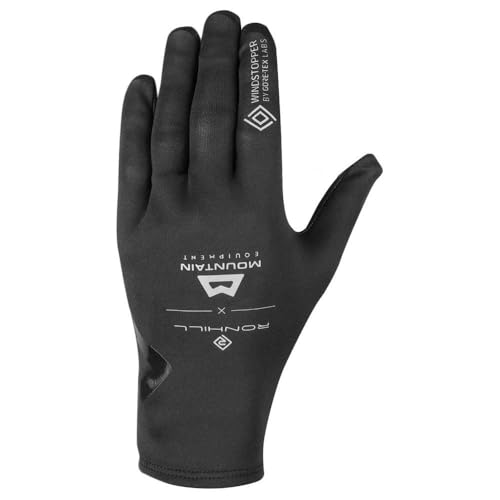 Ronhill Running, Gore-Tex Windstopper Glove, All Black, Size L