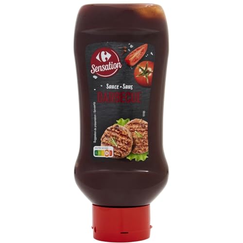 Sauce Barbecue Carrefour Sensation lot de 4 bouteilles de 570 g pour grillades