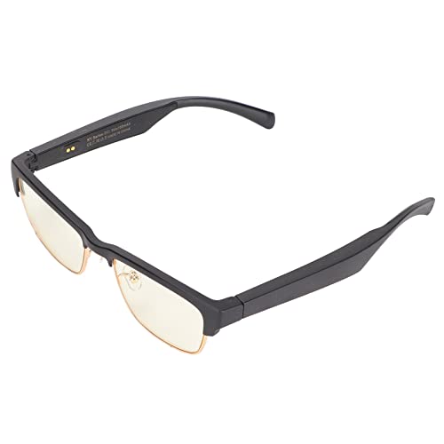 Gafas inalámbricas para fatiga visual y lectura con sonido estéreo Bluetooth en TR90 negro