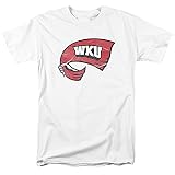 Western Kentucky University Official Distressed Primary Unisex Adult T-Shirt, White, 2X-Large