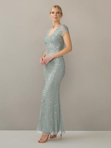 Image of Adrianna Papell Women's Beaded Mermaid Gown
