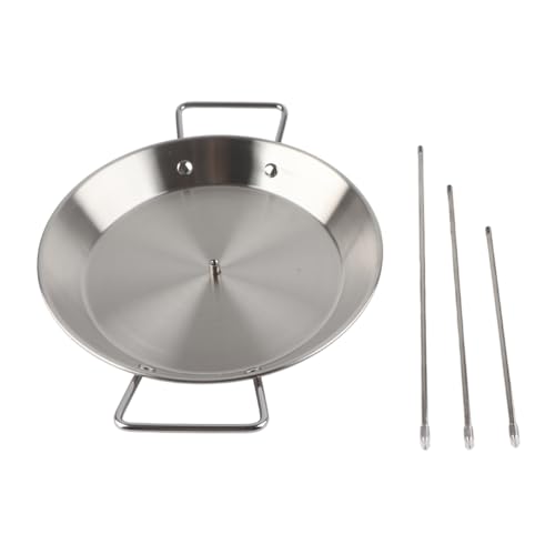 Brocheta vertical Walfront de acero inoxidable con asas para filetes 6