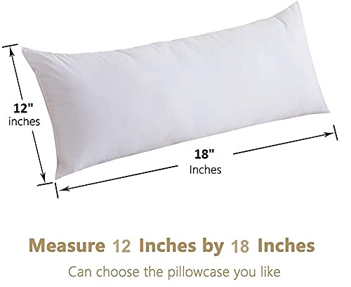 Image of ATOOTFUSION Pillows Set. Soft Pillows for Sleeping. Ultra Soft Bed Pillow Fluffy Luxurious Grey Pillows Hug Pillows Body Pillow Pack of 02 (Toddler Size,12X18 INCHES)