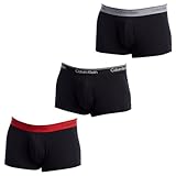 Ropa Interior Hombre Calvin Klein Lot de 3 Boxers Taille Basse en Microfibre Stretch NB4409 pour Hommes