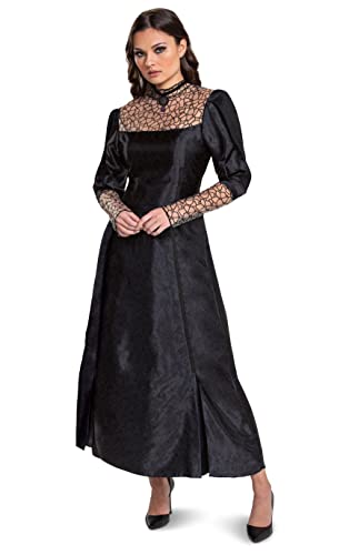 Disguise womens Yennefer Costume, Official the Witcher Dress Outfit and Choker Adult Sized Costumes, As Shown, Women s Size Large 12-14 US