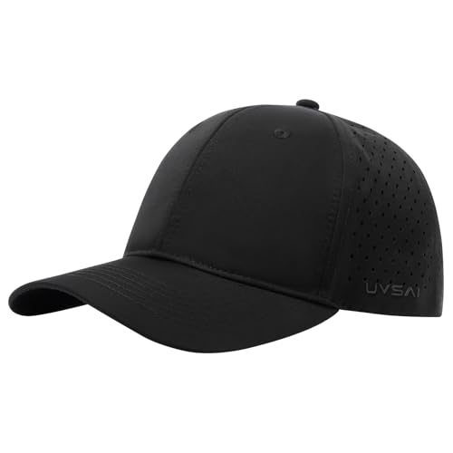 Image of UPF 50+ Performance Water Resistant Baseball Cap Lightweight Breathable Hat Golf Running Boat Hiking for Men Women