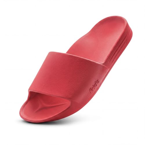 Image of Frido Arch Comfort Slides for Women & Men, Built-In Arch Support, Cushioned EVA Footbed, Non-Slip Sole, Indoor & Outdoor Slippers for Home, Beach, Pool, Travel & Daily Wear