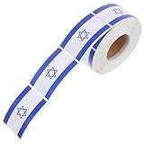 Warmhm Selbstklebende Israel-Flaggen-Aufkleber 100 Stück – Patriotische Aufkleber Für Wasserflaschen Tagebuch Und Auto Stoßstangen – Ideal Für Scrapbooking Und Kreative Projekte