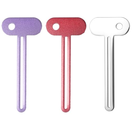 Toothpaste Squeezer Tube Squeezer Tool Toothpaste Squeezer Roller Metal Tube Squeezer Key Tooth Paste Squeezer Rollers Dispenser Tube Squeezers for Extruding Toothpaste Facial Cleanser Cosmetics