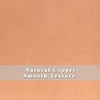 SINDA Copper Vent Hood for Kitchen, Handcrafted by Artisans-Includes Range Hood Lighting, Fan Motor, Blower House, Baffle Filter, 36"W x 36"H Island Mount, Smooth-Natural Copper, H3STRSNI3636