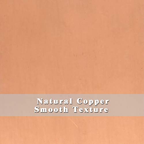 SINDA Copper Vent Hood for Kitchen, Handcrafted by Artisans-Includes Range Hood Lighting, Fan Motor, Blower House, Baffle Filter, 36"W x 36"H Island Mount, Smooth-Natural Copper, H3STRSNI3636