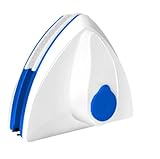 Magnetic Glass Window Cleaning Tool Water Discharge,Double-layer Wiper Household Special Cleaner For Home(Blue 3-8mm)
