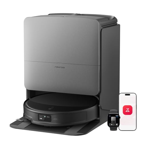 roborock Saros 20 Robot Aspirateur Laveur, 36 000 Pa, Châssis AdaptiLift 3.0, Système Autonome StarSight 2.0, Double Anti-enchevêtrements, Technolo