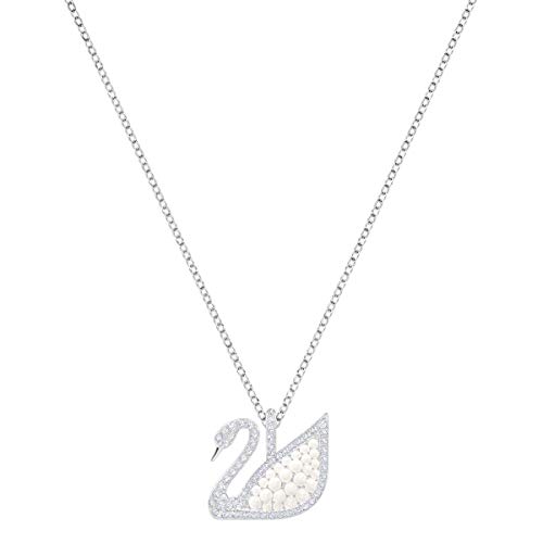 Preisvergleich Produktbild Swarovski Iconic Swan Anhänger, Weiss, Rhodiniert