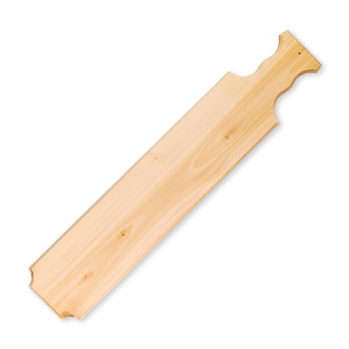 Greek Fraternity & Sorority Wooden Paddle, Premium Pine Wood Routed & Sanded, Ideal for Ceremonies & Gifts, 36-Inch, Pointed Corners