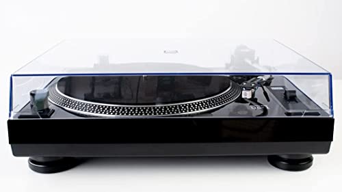 Music Hall US-1 High-Fidelity Belt-Drive Turntable with Built-in Preamp Pre-Mounted Audio Technica Cartridge S-Shaped Tonearm Detachable Headshell for Easy Upgrades is Stylish Glossy Black Finish - Thumbnail 5