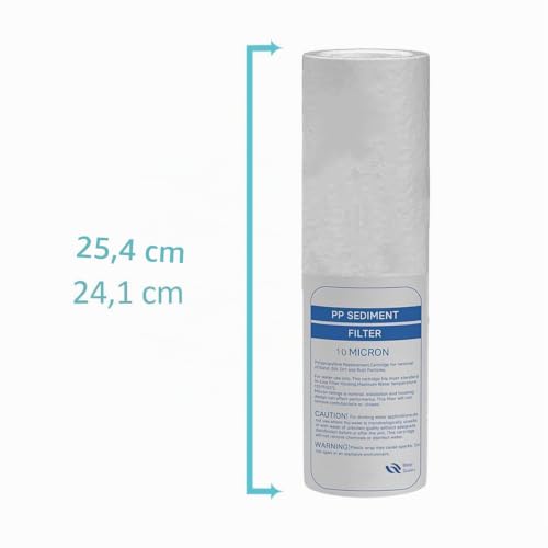 Desineo Lot de 3 Cartouches Anti-sédiment 10 microns pour Porte Filtre 9-3/4-10 Pouces – vue 5