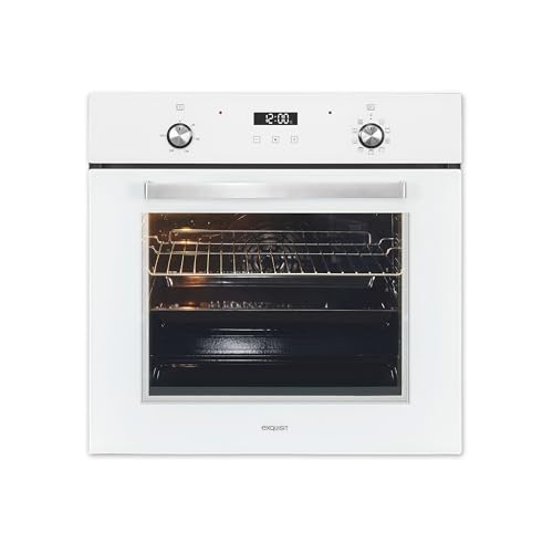 Exquisit Einbaubackofen EBE76-9-H-020 weiss | Backofen Einbaugerät Touch | Energieklasse A | Timer | Grill | Einbau Backofen ohne Kochfeld 60cm Exquisit Einbaubackofen EBE76-9-H-020 weiss | Backofen Einbaugerät Touch | Energieklasse A | Timer | Grill | Einbau Backofen ohne Kochfeld 60cm