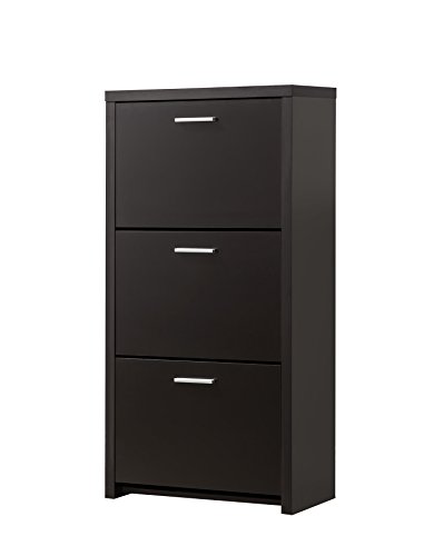 Coaster Home Furnishings 3-Drawer Tall Shoe Cabinet Black