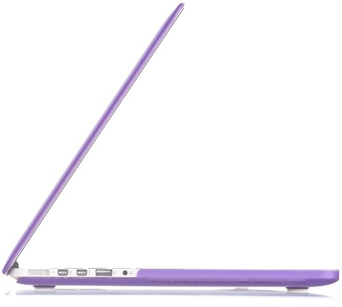 Kuzy Compatible with MacBook Pro 15.4 inch Case Model A1398 with Retina Display Soft Touch 15 inch Plastic Hard Shell Cover for Older MacBook Pro 15.4 inch, Light Purple