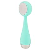 PMD Clean Pro - Smart Facial Cleansing Device with Silicone Brush & ActiveWarmth Anti-Aging Massager - Waterproof - SonicGlow Vibration Technology - Lift, Firm, and Tone Skin on Face and Body - Teal