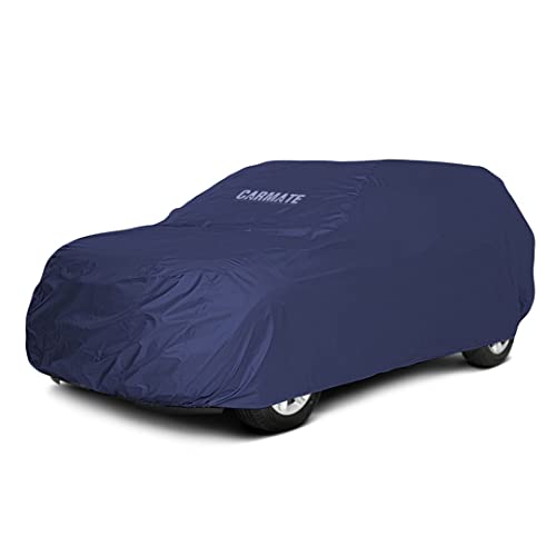 Image of CARMATE Parachute Custom Fitting Waterproof Car Body Cover for Porsche Cayenne - Blue (Without Side Mirror & Antenna Pockets)
