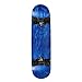 Softrucks Skateboard Indoor Practice Complete 8inch Black Trucks, Stained Blue Stained Blue / Black