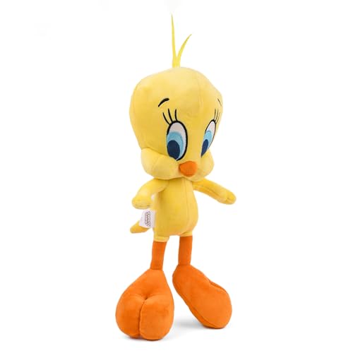 Image of Mirada Looney Tunes Tweety Soft Plush Toy | Yellow Cartoon Stuffed Animal for Kids & Girls | Cute Soft Toys for Kids, Stuffed Animals, Plush Toy, Cuddle Toy, Gift Item, Room Decor Collectible | 25cm