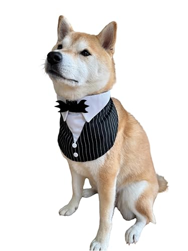 Disfraz de Esmoquin para Perro ComfyCamper Tuxedo Negro S miniatura 2