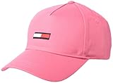 TJW - Gorra de bandera Tommy Jeans TJW Flag Cap Gorra de bisbol, Garden Rose, Talla única para Mujer