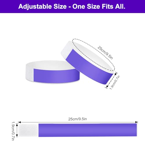 LICQIC 200 Pcs Color Combinations Event Wristbands, Party Wristbands - Image 2
