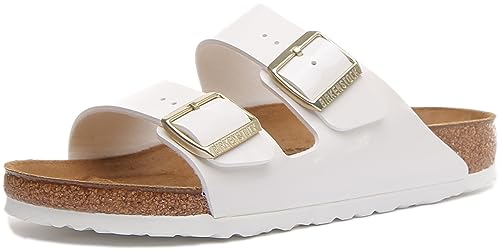 Miniatura 6 de Birkenstock Arizona, Bout Abierto Mujer, Blanco Vernis Blanc, 37 Eu Estrecho