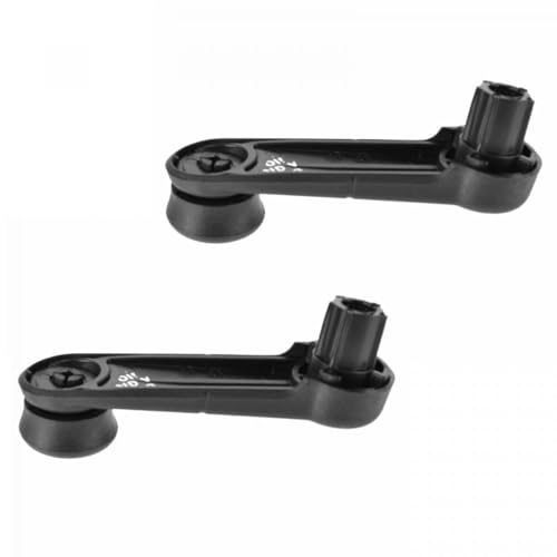 Karoldeare Window Crank Handle Manual Pair for Ford for Ranger 1993-2003 for Windstar 1995-2003 for F550 SuperDuty 2001-2015 Truck (Black) Front Rear Left Right 2 Piece F37Z1023342A