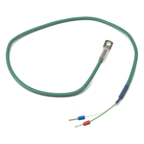 Cable de gel de sílice de 0.5m con termopar tipo K y cabezal de anillo para sensor térmico 3