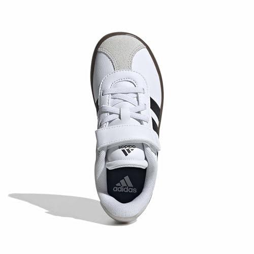 Image of adidas Kids' VL Court 3.0 Elastic Lace & Strap Shoe